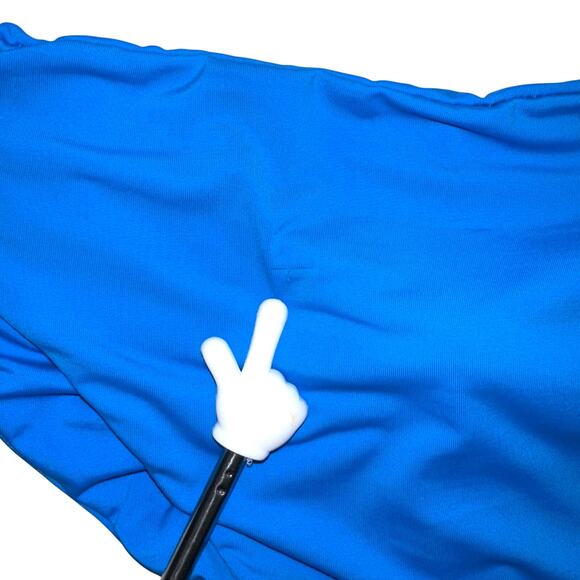 Riot Swim Dodi Cheeky Tie Back High Waisted Ocean Water Blue Bikini Bottom XS - Picture 10 of 10